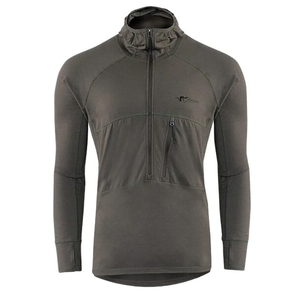 Stone Glacier Chinook Merino Hoody Tarmac 10005-TM in Tarmac Brown, Small - Stone Glacier