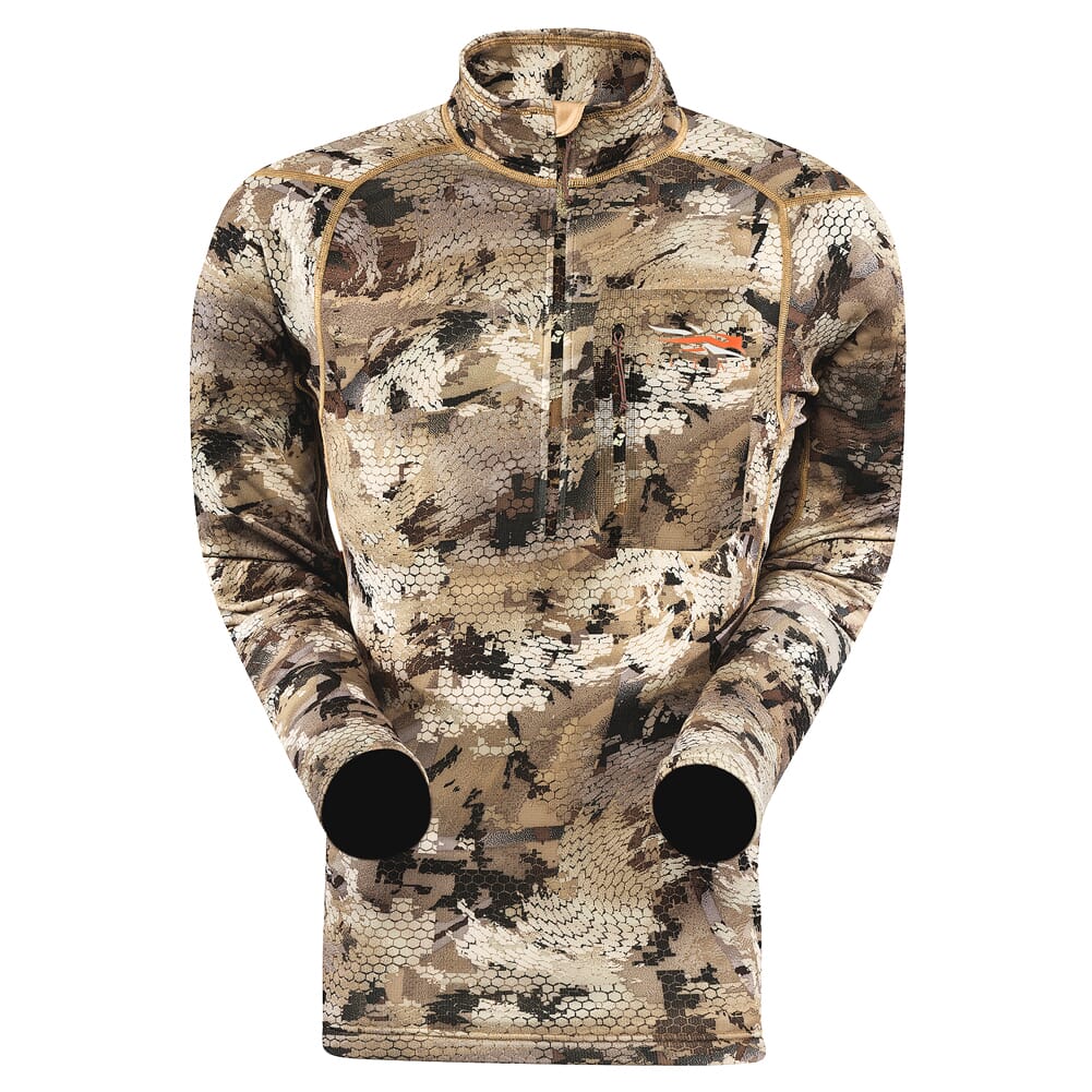 Sitka Gear Waterfowl Marsh Core Midweight Zip-T 10068-WL Top, 3XL - Sitka Gear