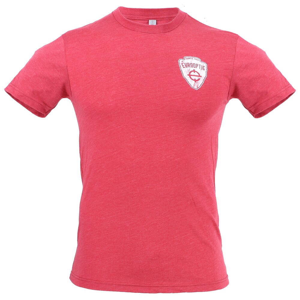 EuroOptic Arrowhead Cardinal Red T-Shirt T-Shirt-RED-ARROWHEAD Top, XL - Eurooptic
