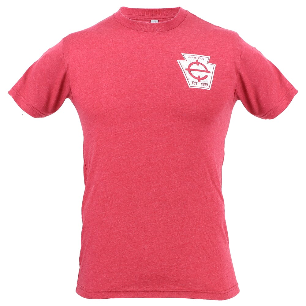 EuroOptic Keystone Cardinal Red T-Shirt T-Shirt-RED-KEYSTONE Top, XL - Eurooptic