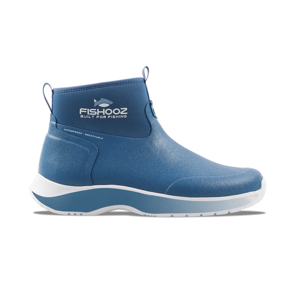 Fishooz DryRun Ankle Blue/White Boots DRA-MA-BLU, 9.5 - fishooz