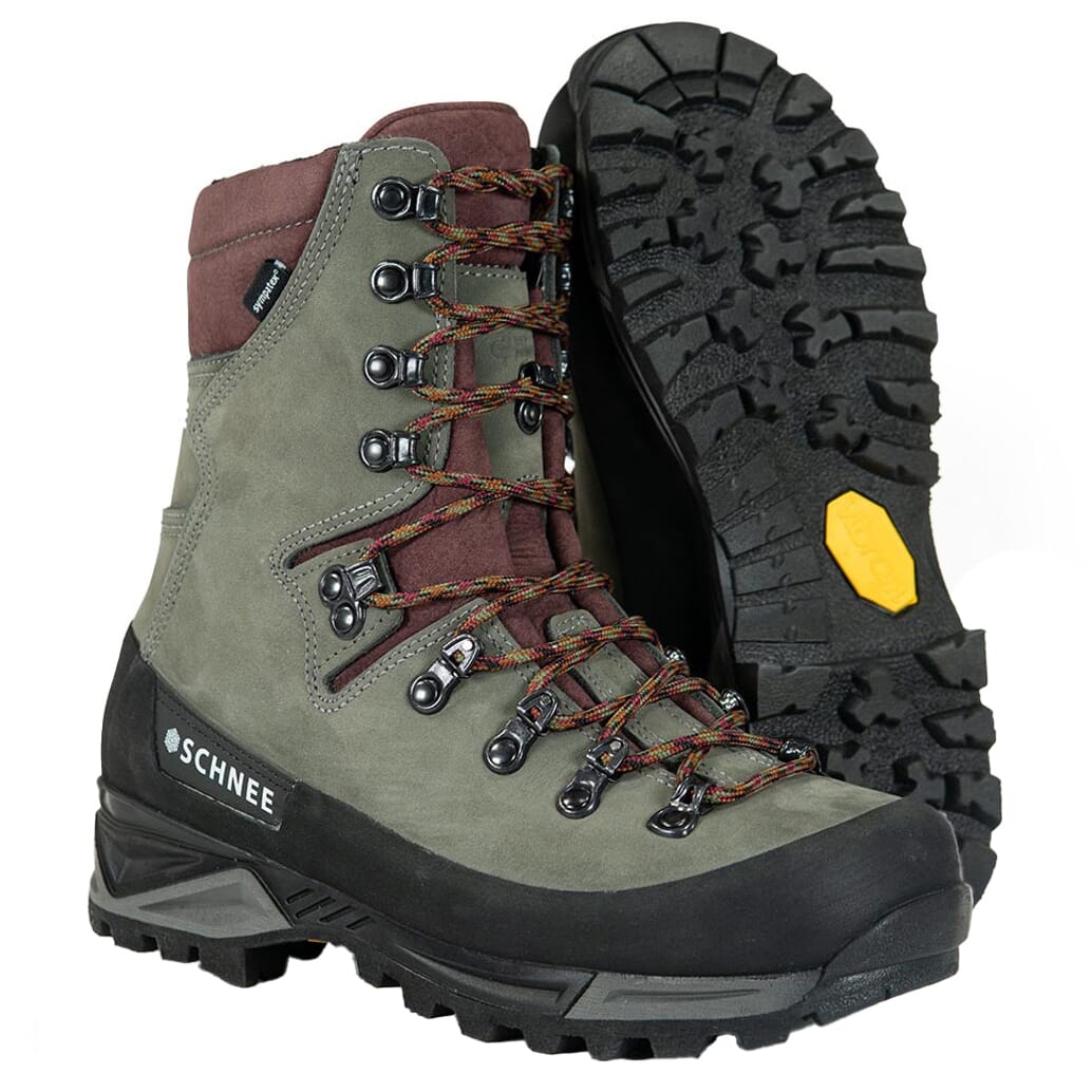 Schnee's Timberline v2 0g Women's Quarry/Burgundy SH-TMB-0-W/QRYBUR in Gray, 7 - schnee's