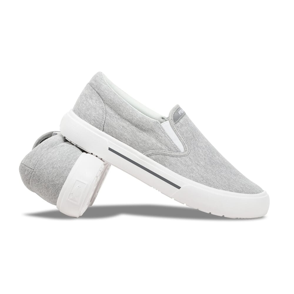 Fishooz Sunwashed Slip-On Grey/White Shoes SUN-MSO-GRY-M in Gray, 11 - fishooz