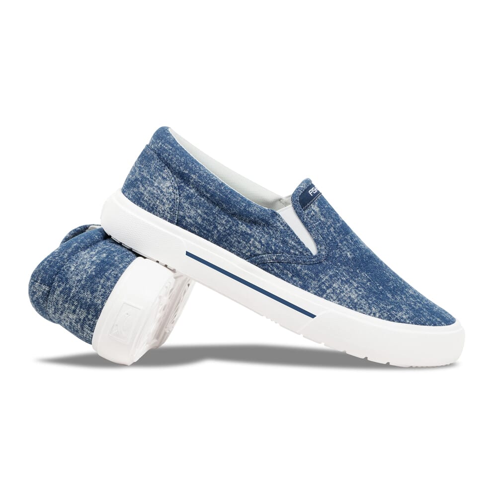 Fishooz Sunwashed Slip-On Navy/White Shoes SUN-MSO-NVY-M, 12 - fishooz