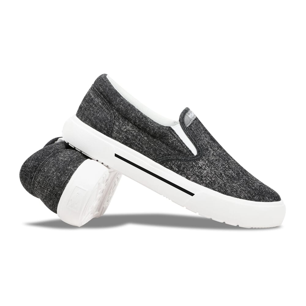 Fishooz Sunwashed Slip-On Black/White Shoes SUN-MSO-BLK-M, 14 - fishooz