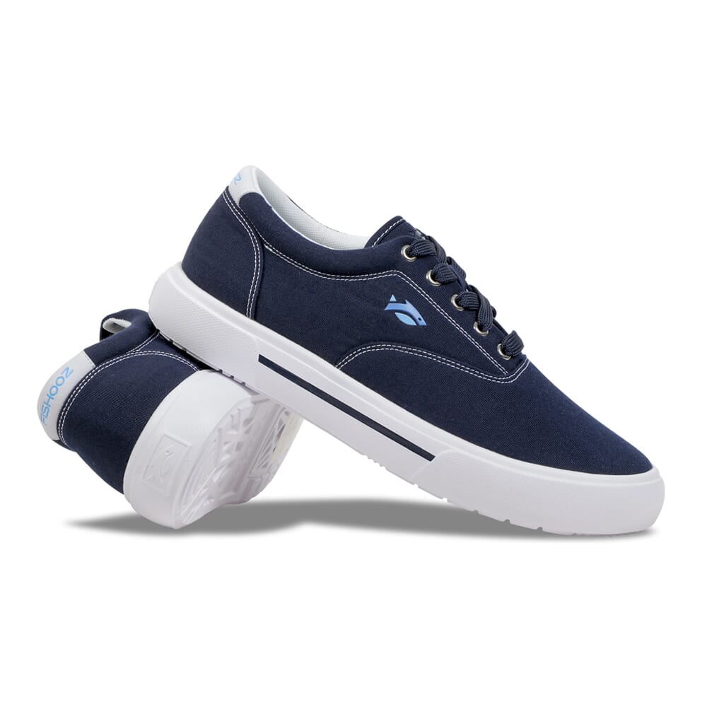 Fishooz Sunbrella Lace Navy/White Shoes SBR-MLC-NVY-M, 9 - fishooz