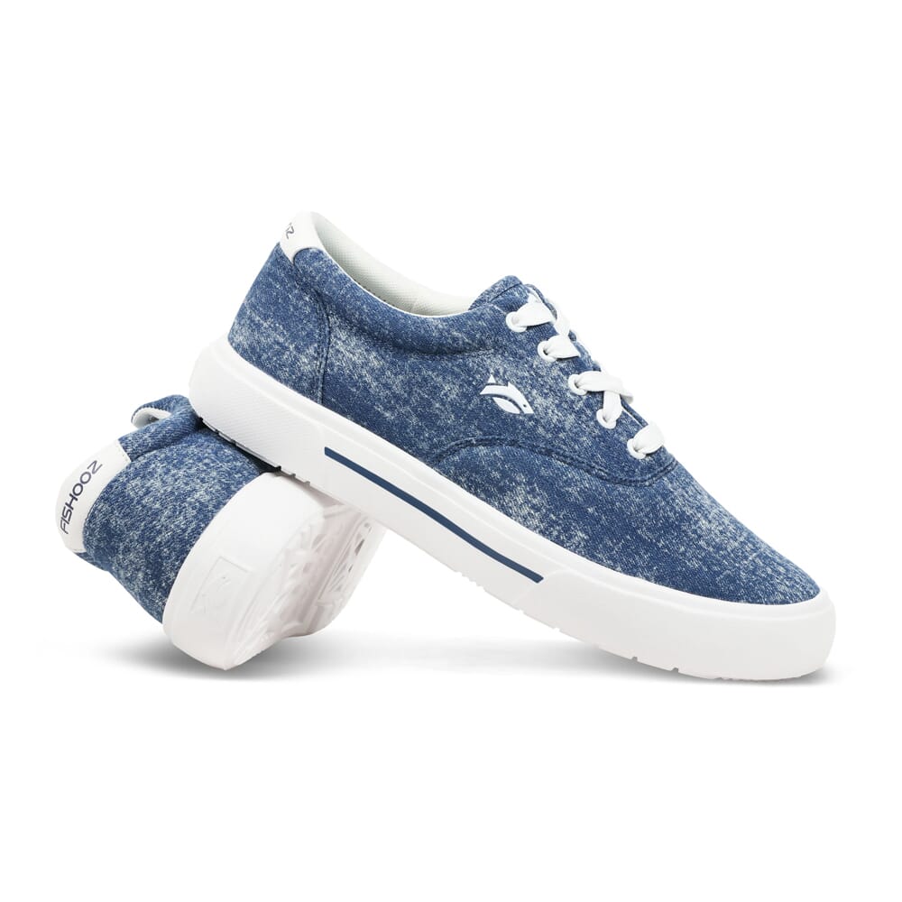 Fishooz Sunwashed Lace Navy/White Shoes SUN-MLC-NVY-M, 11 - fishooz