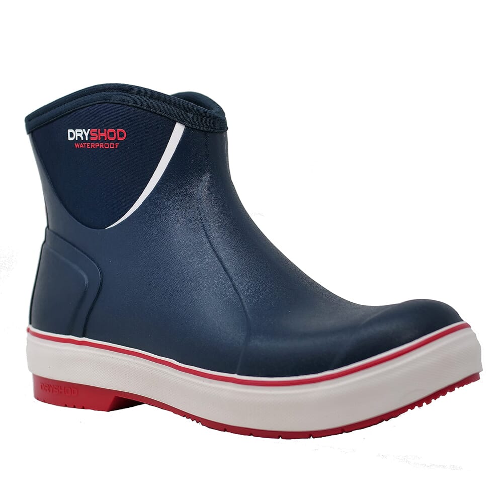 Dryshod Slipnot Deck Boot Navy/Red Boots SLN-MA-NV-M, 10 - Dryshod