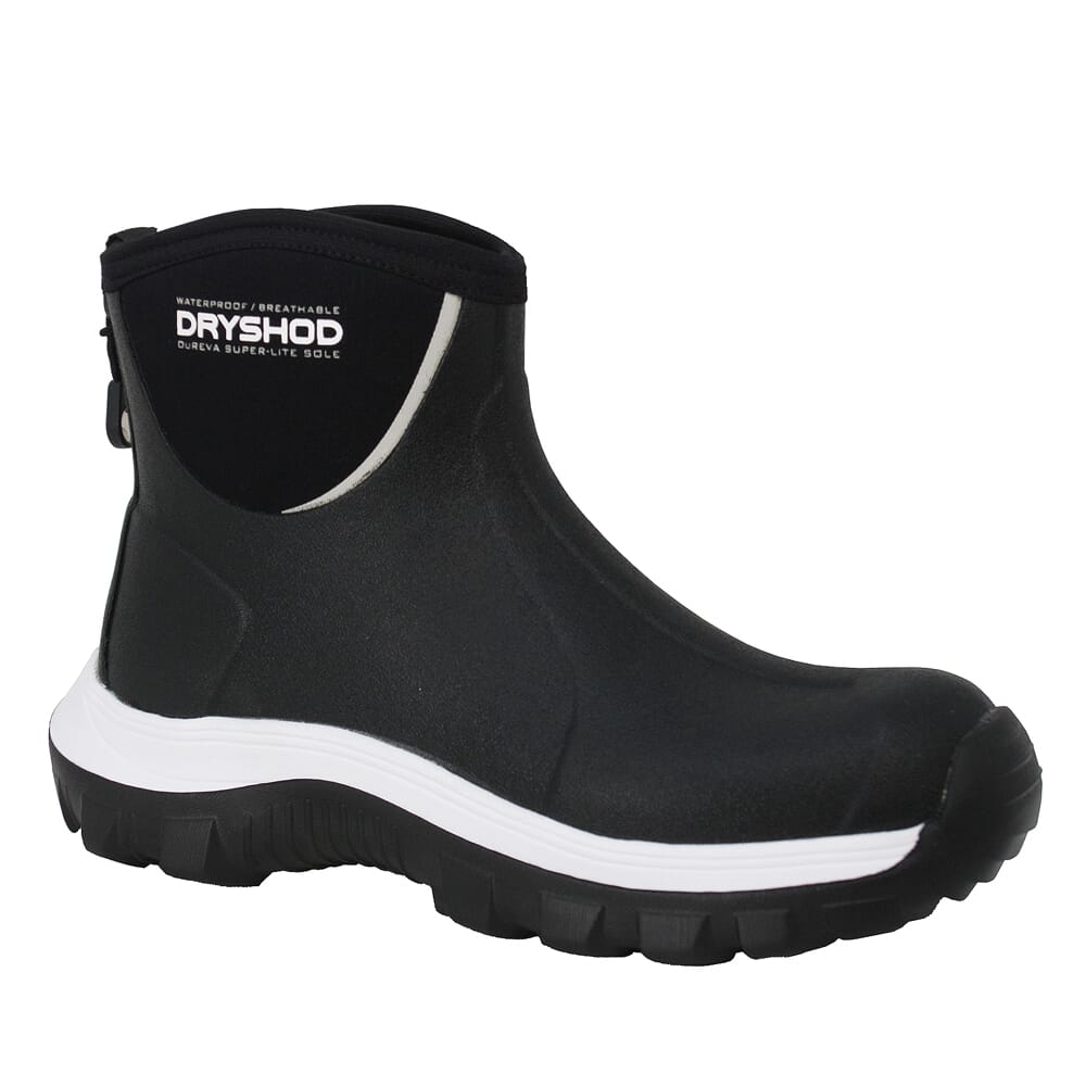 Dryshod Evalusion Ankle Boot Black/White Boots EVA-MA-BLK-M, 9 - Dryshod