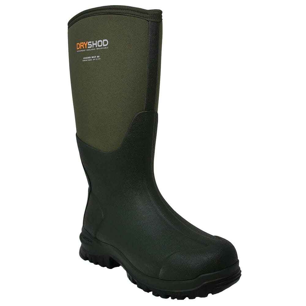 Dryshod Legend MXT Hi Moss/Grey Boots LGX-MH-MS-M, 13 - Dryshod