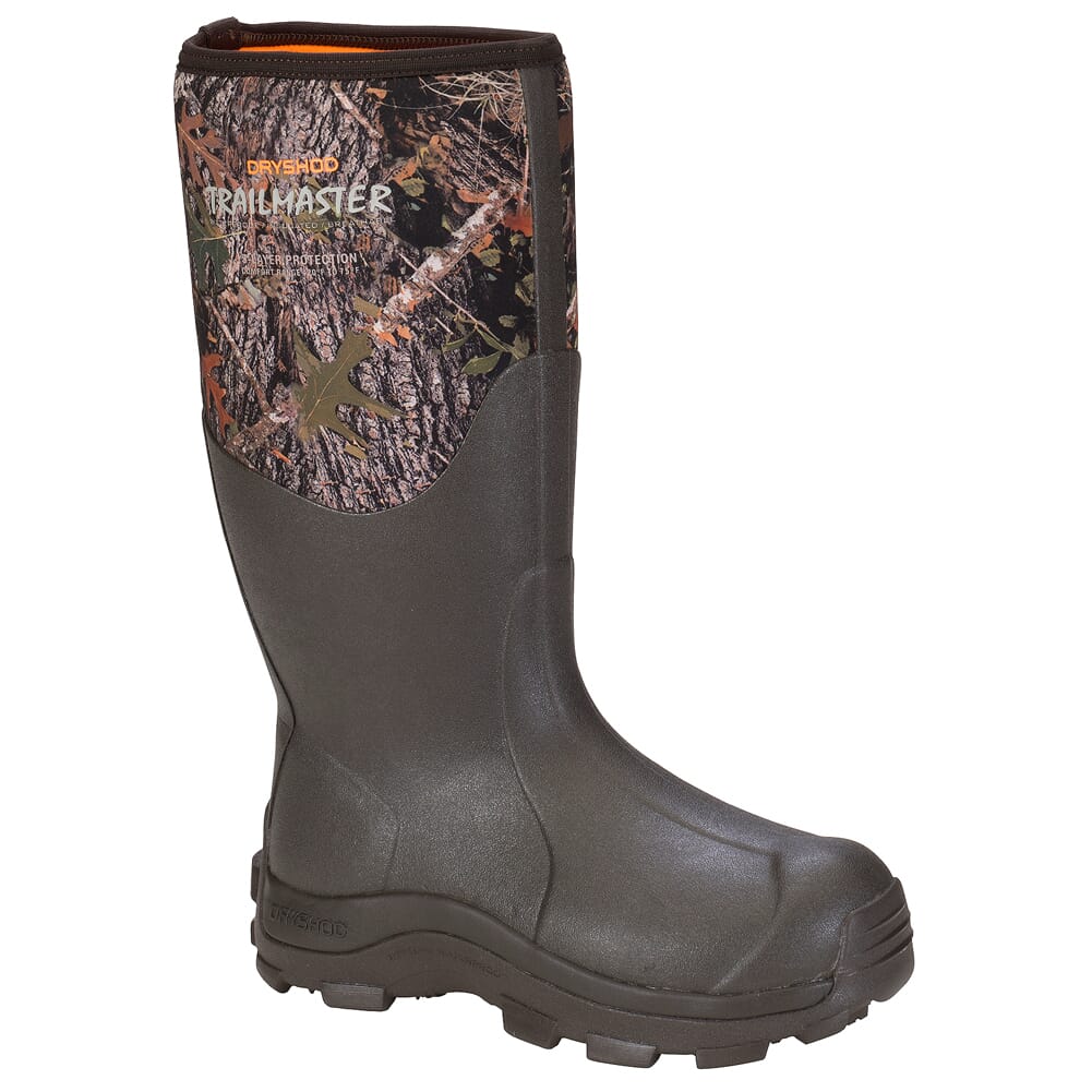 Dryshod Trailmaster Hi Camo/Timber Outdoor Sport Boots MBTMHCMM, 14 - Dryshod