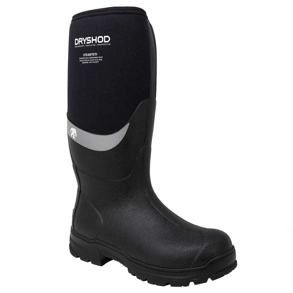 Dryshod Steadyeti Hi Black/Grey Boots SYT-MH-BK-M in Gray/black, 8 - Dryshod