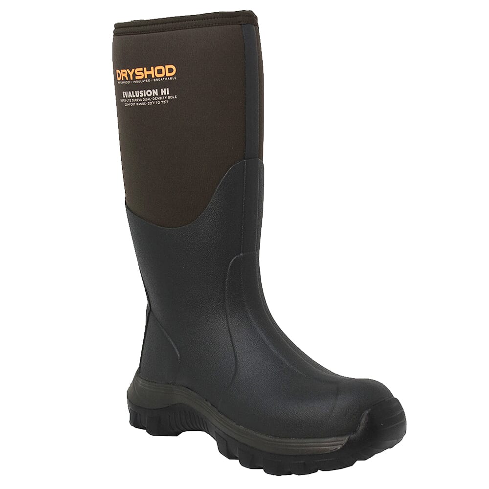 Dryshod Evalusion Hi Brown/Dk Brown Boots EVA-MH-BR-M in Black, 9 - Dryshod