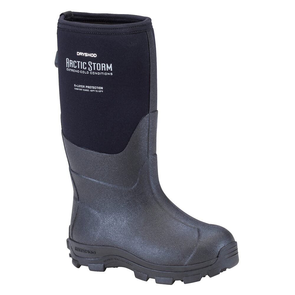 Dryshod Arctic Storm Kids Black/Grey Boots ARS-KD-BK in Gray, Y3 - Dryshod