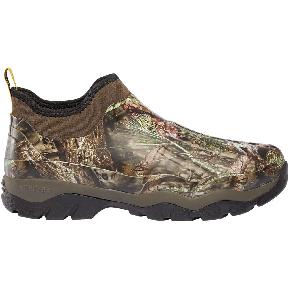 Lacrosse Alpha Muddy 4.5" Mossy Oak Break-Up Country 3.0mm Insulated WP Slip-On Boot 330020, 15 - Lacrosse