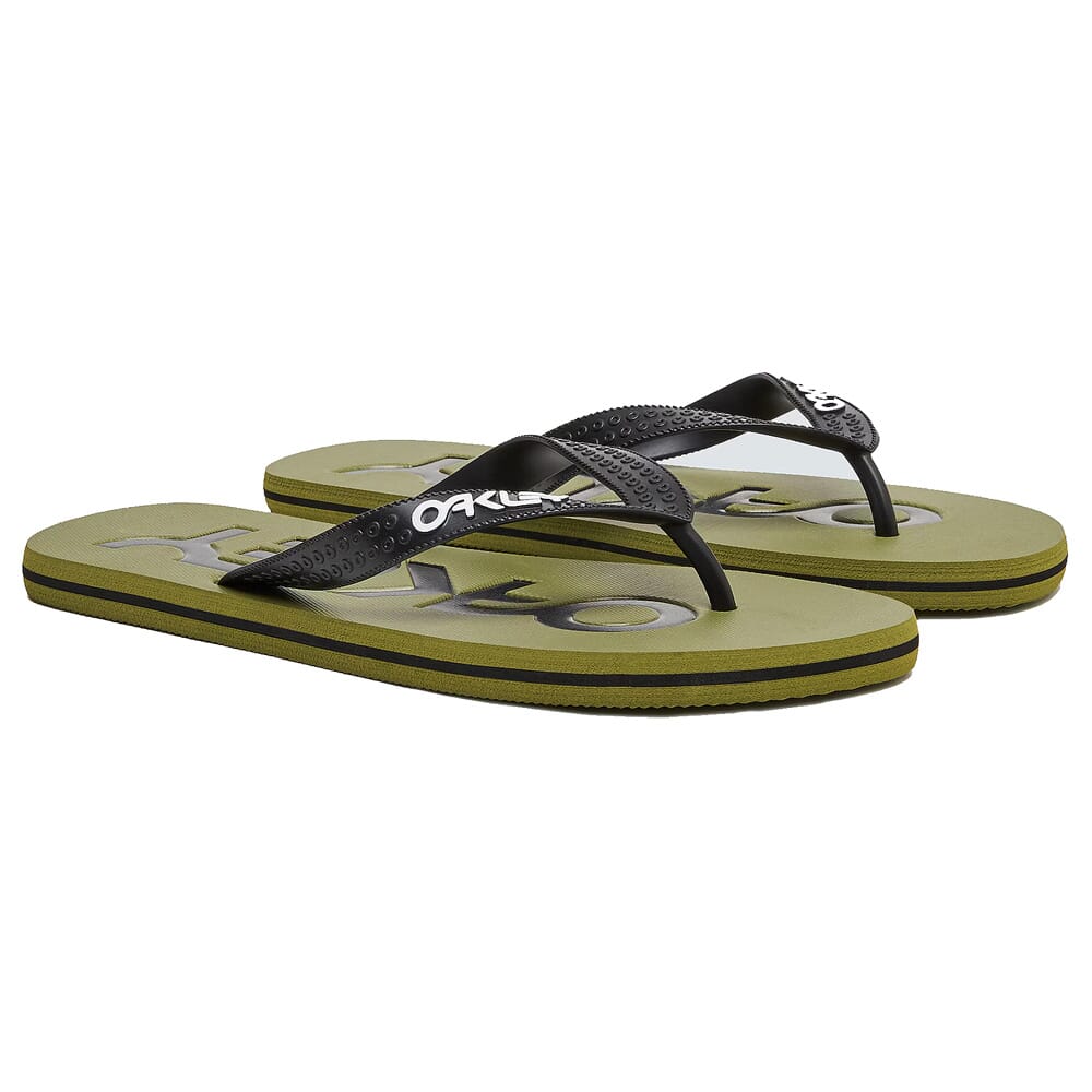 Oakley College Flip Flop New Dark Brush FOF100255-86L in Green, 11 - Oakley