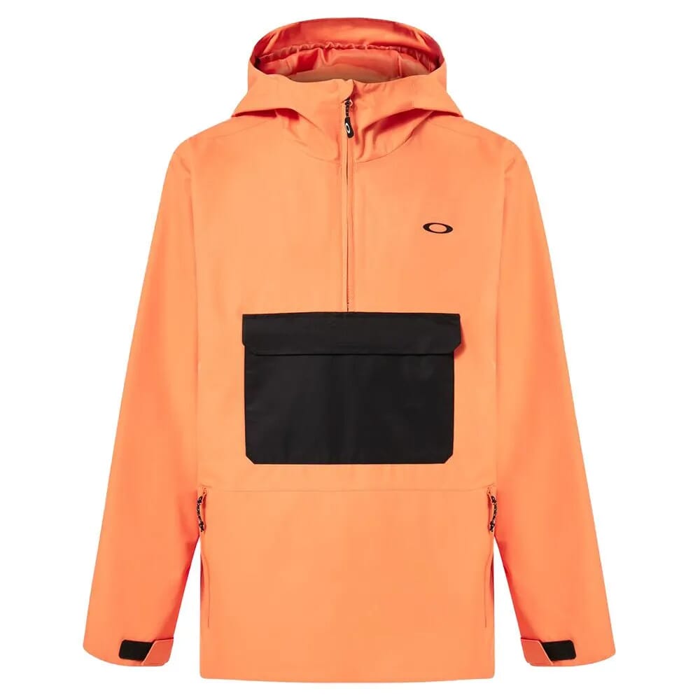 Oakley Divisional RC Shell Soft Orange Anorak Jacket FOA404737-73K, XXL - Oakley