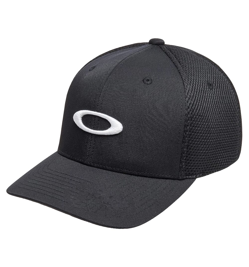 Oakley Ellipse Black/White Hat FOS900835-022, S/M - Oakley