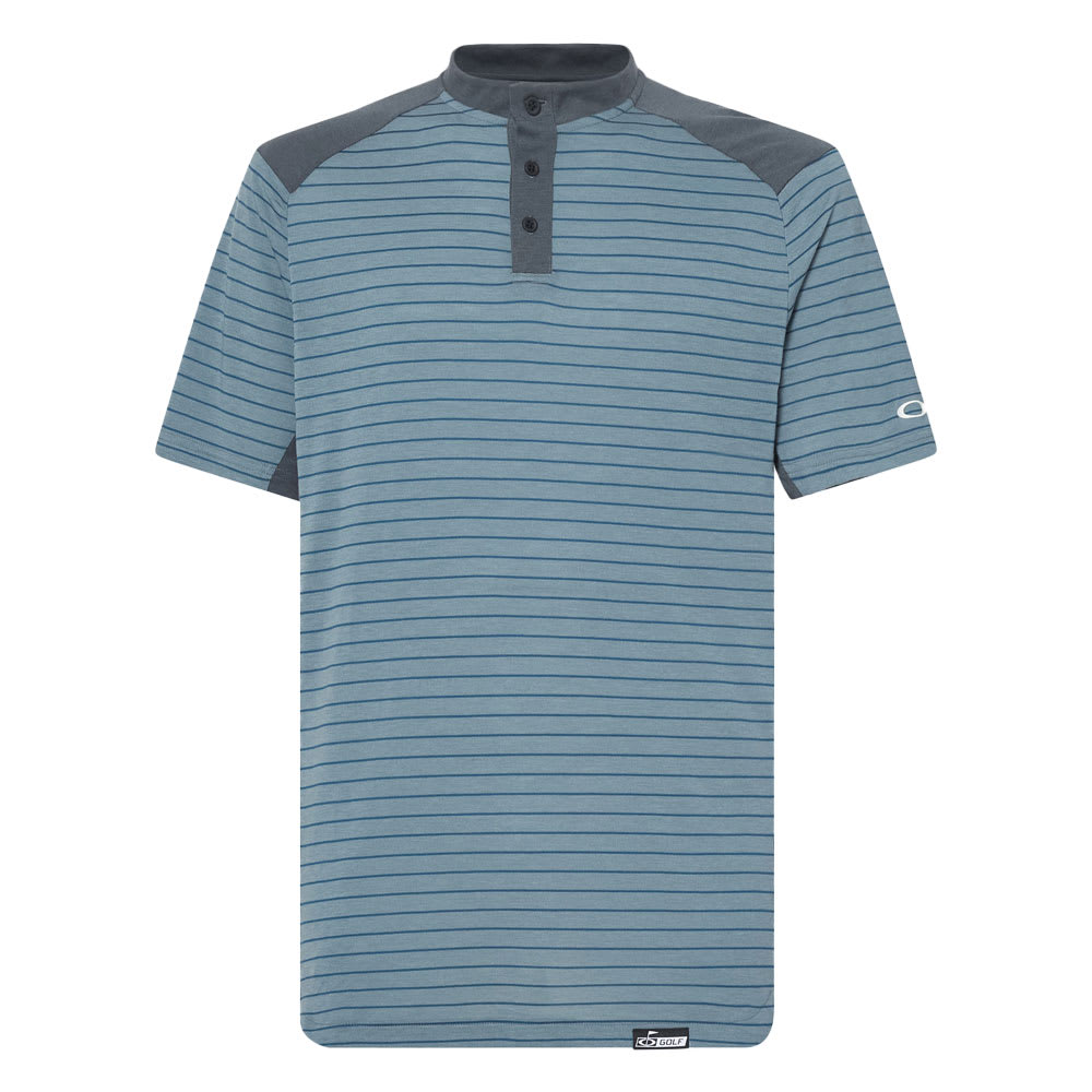 Oakley Fringe Stripe Dark Slate Shirt FOA404358-94A in Blue, Small - Oakley