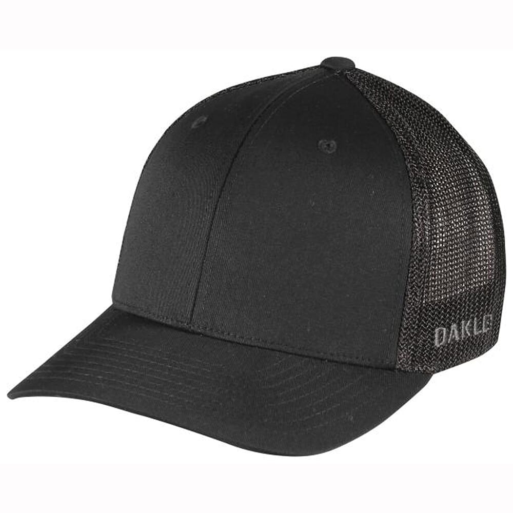 Oakley Golf Cresting Trucker Blackout Hat FOS900832-02E, S/M - Oakley