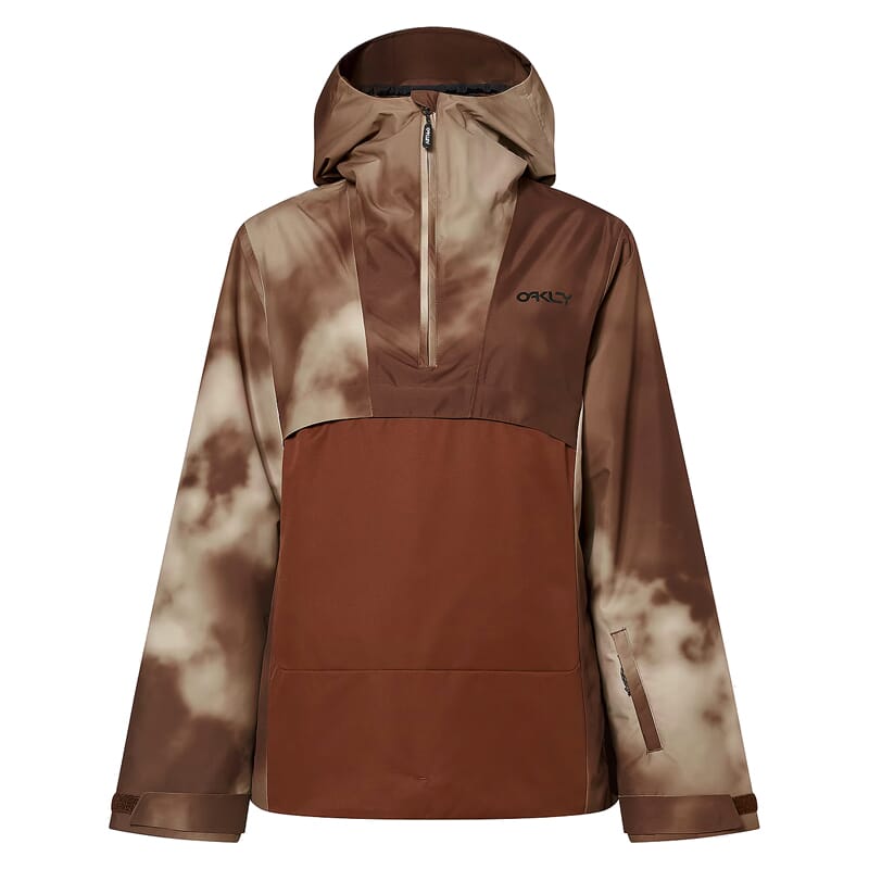 Oakley Holly Brown Clouds Print Anorak Jacket FOA500124-9WQ, Large - Oakley