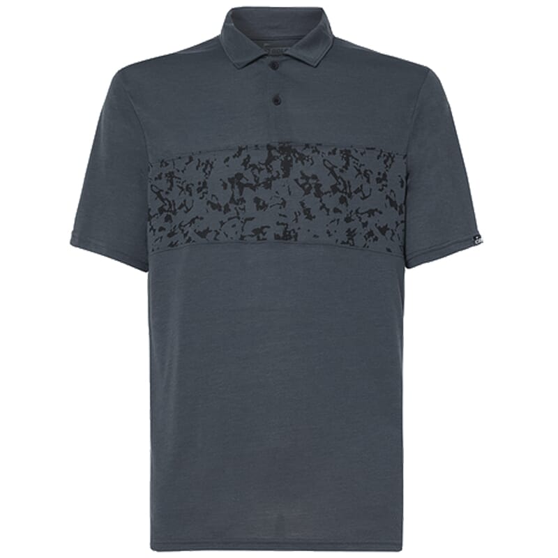 Oakley Sand Print Dark Slate Shirt FOA404360-94A in Gray, Small