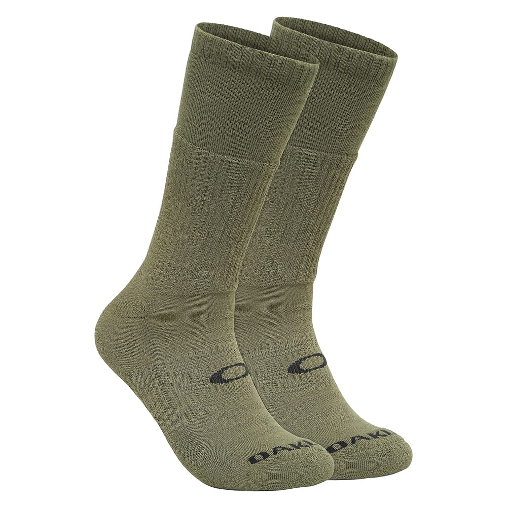 Oakley SI Worn Olive Boot Sock FOS901601-79B, Medium - Oakley