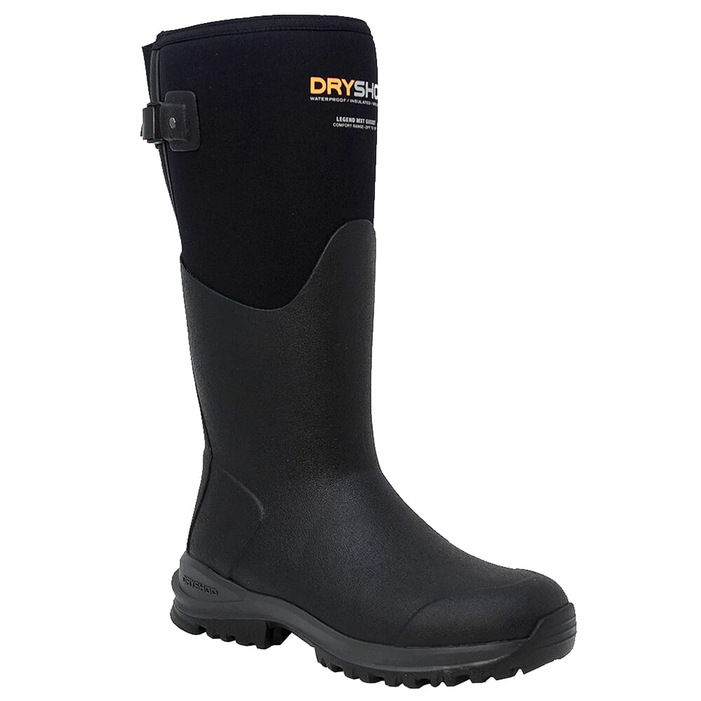 Dryshod Legend MXT Gusset Black/Grey Boots LGXG-WH-BK-W in Gray/black, 8 - Dryshod