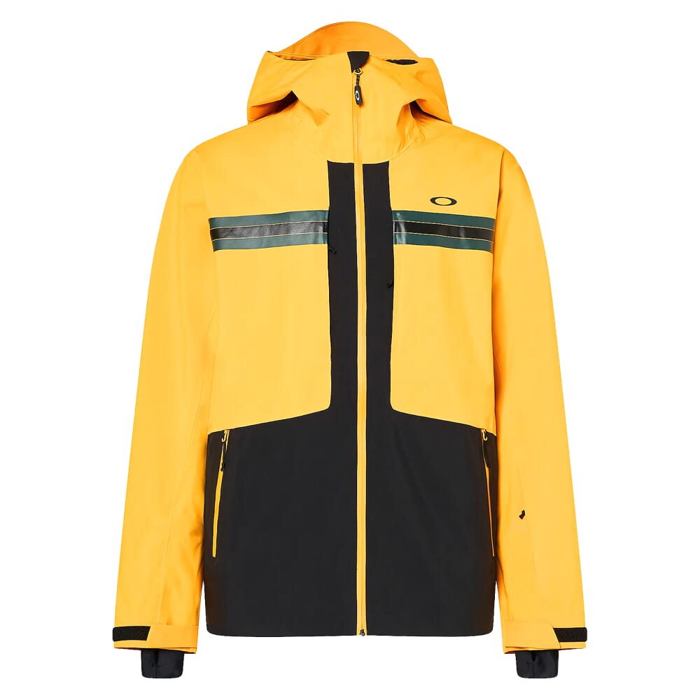 Oakley TC Reduct Earth Amber Yellow/Hunter Green Shell Jacket FOA404724-9YF, Small - Oakley
