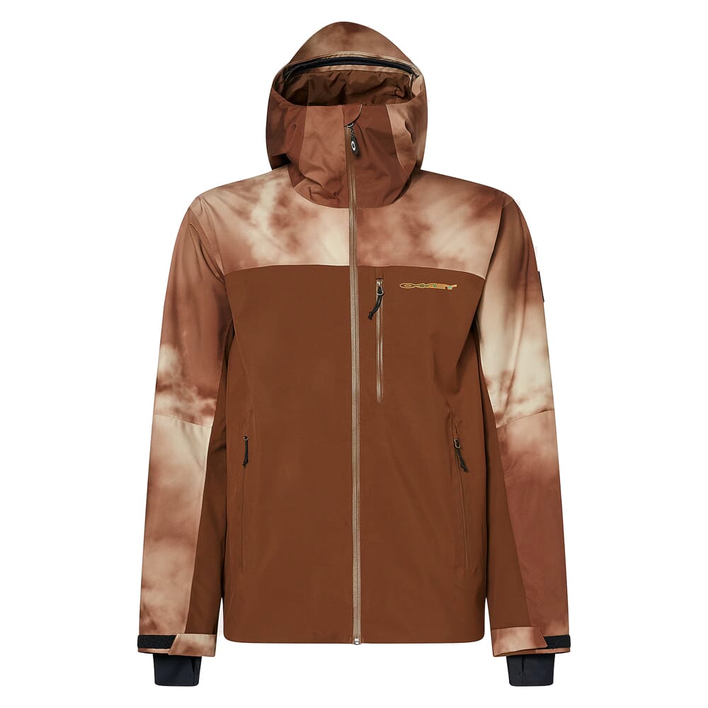 Oakley TC Skull Reduct Carafe/Brown Clouds Print Shell Jacket FOA404723-9YE, XS - Oakley