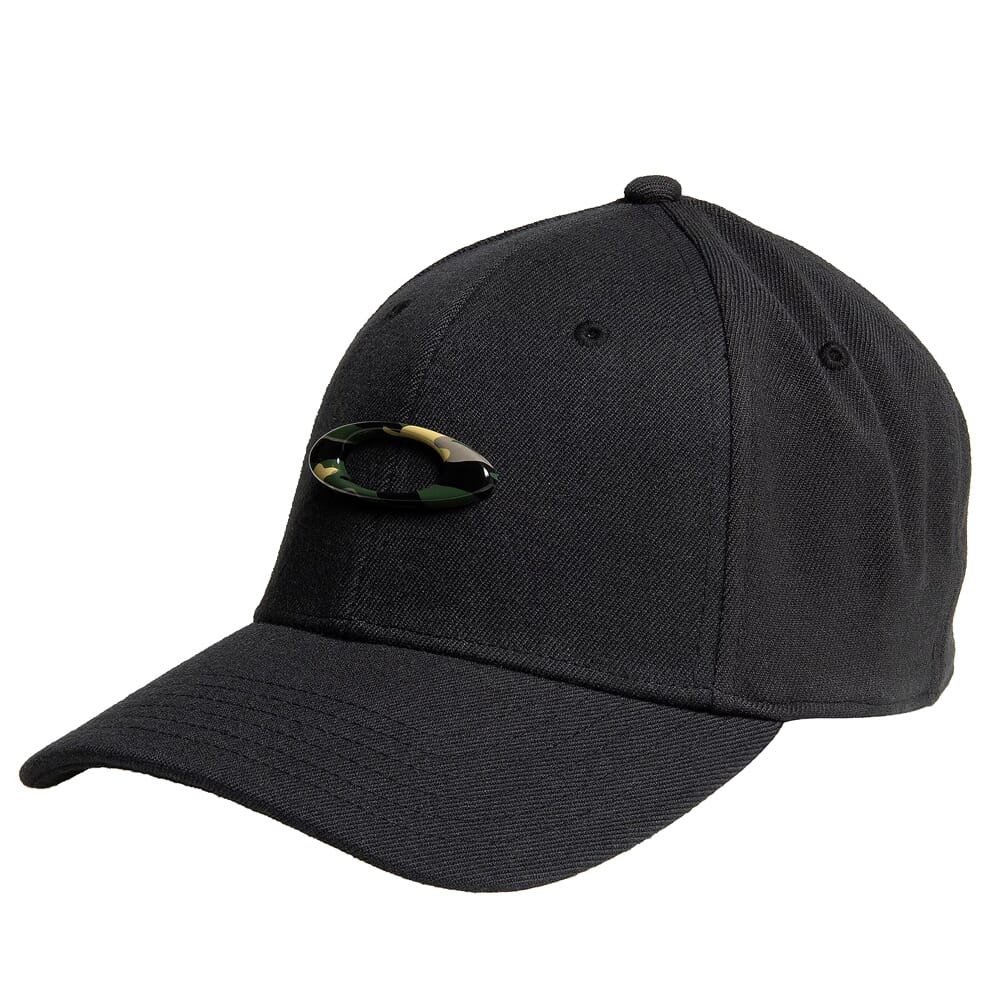 Oakley Tincan Black/Graphic Camo Hat 911545-01Y-01Y, L/XL - Oakley