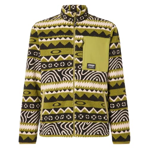 Oakley Mountain Fire Sherpa Fern Norway Pattern FOA403426-7AS in Green, XXL - Oakley