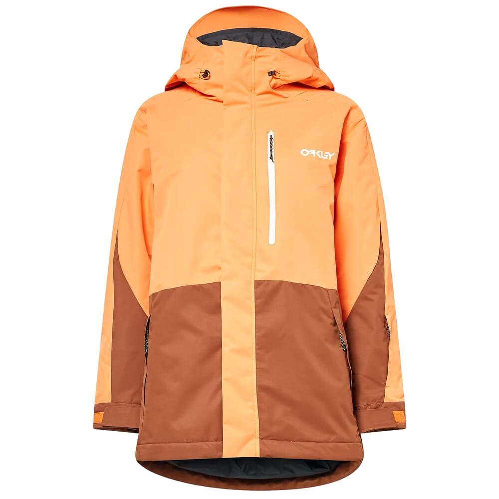 Oakley Women's TNP TBT Soft Orange/Carafe Insulated Jacket FOA500472-9WG, Small - Oakley