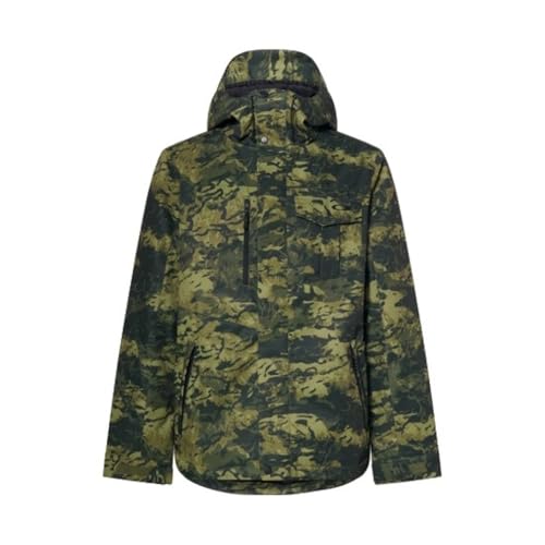 Oakley Core Divisional RC Insulated J Tiger Camo Green FOA403657-BFQ Jacket, XL - Oakley