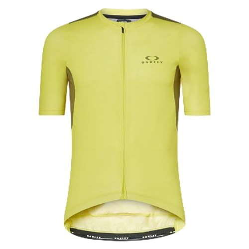 Oakley Endurance MIX Jersey Fern/Sulphur FOA404390-BDE Top in Green, Large - Oakley