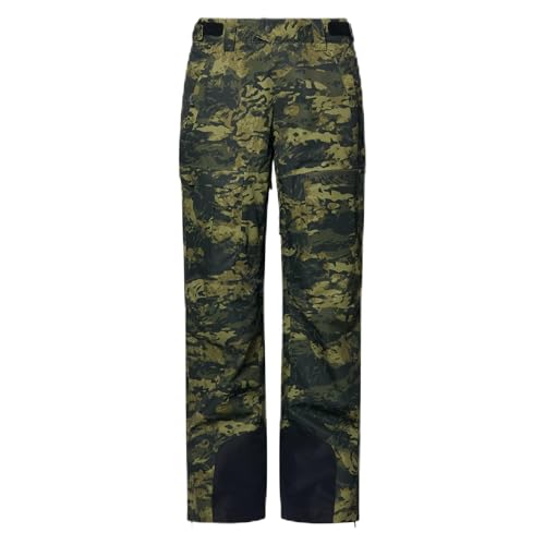 Oakley Divisional Cargo Shell Pant Tiger Camo Green FOA404738-BFQ, Medium - Oakley