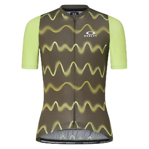 Oakley Endurance Dazzle Camo Jersey Vanish Lines New DK Brush FOA404398-BF4 Top in Gray, Small - Oakley