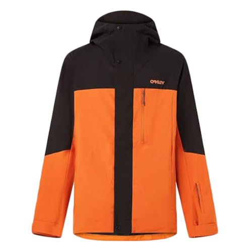 Oakley TNP TBT Shell Jacket Ginger/Blackout FOA404736-BFC in Orange, Large - Oakley
