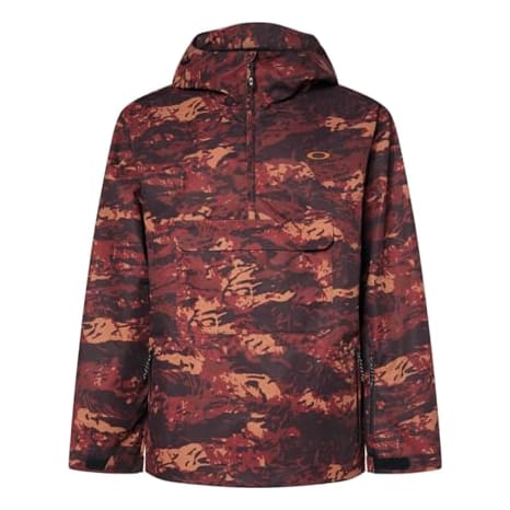 Oakley Divisional RC Shell Anorak Tiger Camo Red FOA404737-43Y Jacket, XXL - Oakley