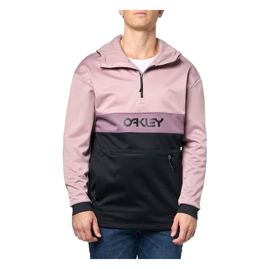 Oakley Tnp Nose Grab SoftShell Hoodie Matte Toadstool/Black FOA404727-81O in Pink, Large - Oakley