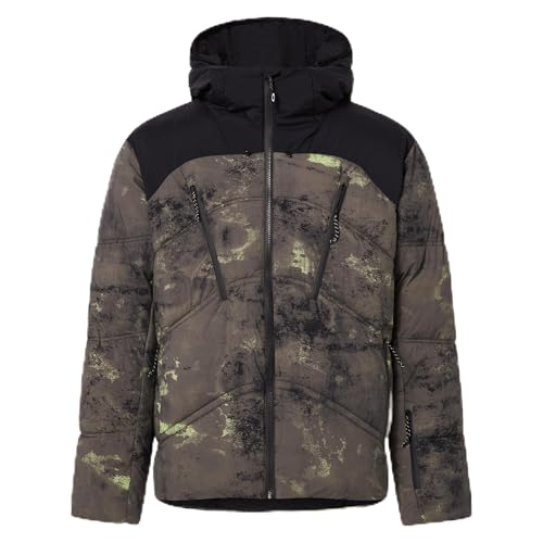 Oakley TC Rykkinn Jacket Oxidation Print Green FOA404729-7AQ, Large - Oakley