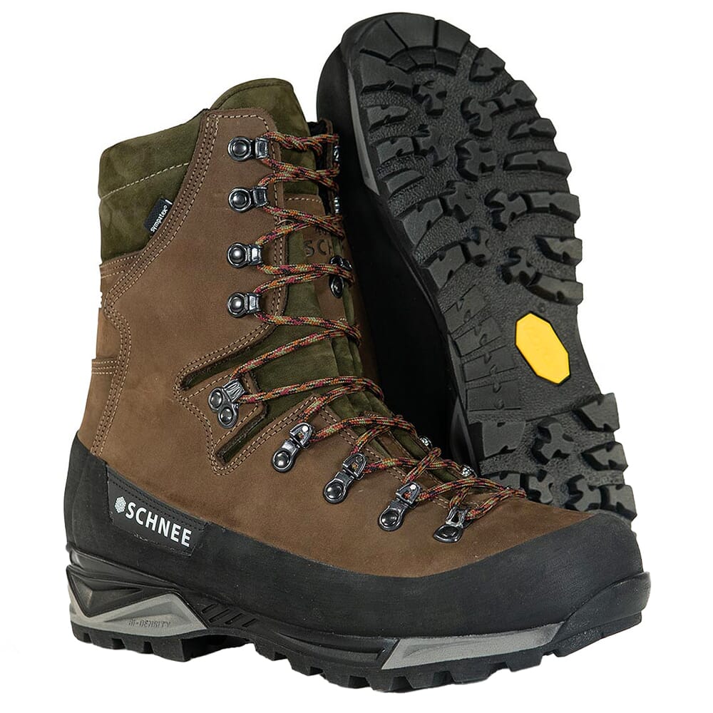 Schnee's Beartooth 400g Men's Brown/Loden SH-BTH-4-M/BRNLOD, 9.5M - schnee's