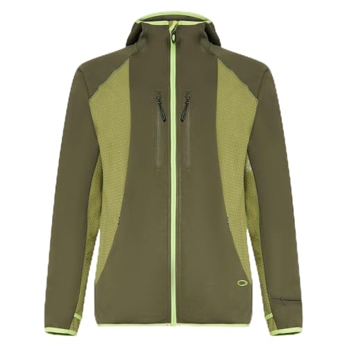 Oakley Drift Tech Fleece Hoodie New Dark Brush FOA406122-86L in Gray, Small - Oakley