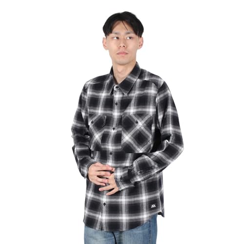 Oakley 90s Plaid LS Shirt Grey/Black Check FOA406127-BCC in Gray, XS - Oakley