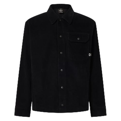 Oakley Roam Commuter Corduroy LS Blackout FOA406128-02E Top, Small - Oakley