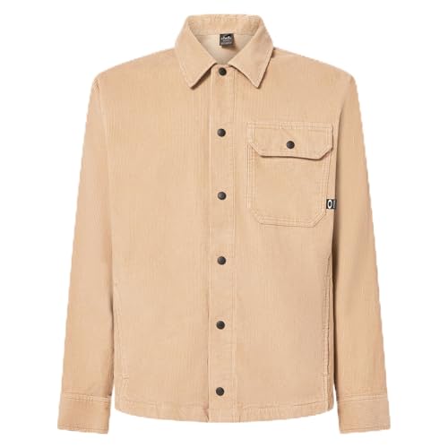 Oakley Roam Commuter Corduroy LS Humus FOA406128-31R Top in Khaki, Small - Oakley