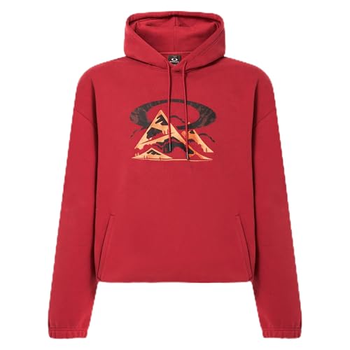 Oakley Summit Peak Hoodie Iron Red FOA406174-80U, Medium - Oakley