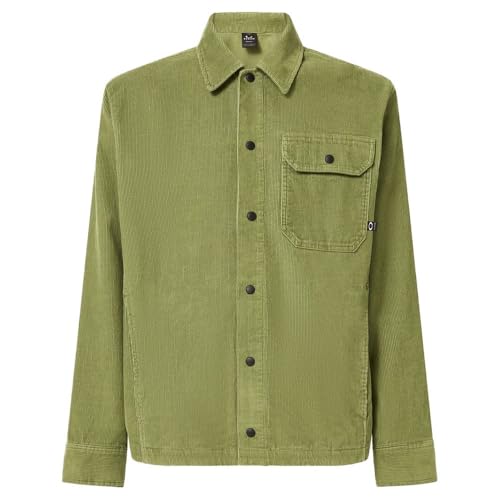 Oakley Roam Commuter Corduroy LS Fern FOA406128-70N Top in Green, XXL - Oakley