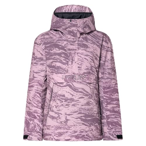 Oakley WMNS TNP TBT Insulated Anorak Duality Swirl DBL TDS FOA500471-82L Jacket in Pink, XS - Oakley