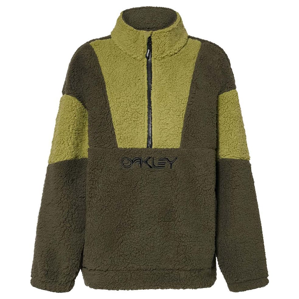 Oakley Tnp Ember Half Zip Rc Fleece New Dark Brush/Fern FOA500467-7AR in Green, XXS - Oakley